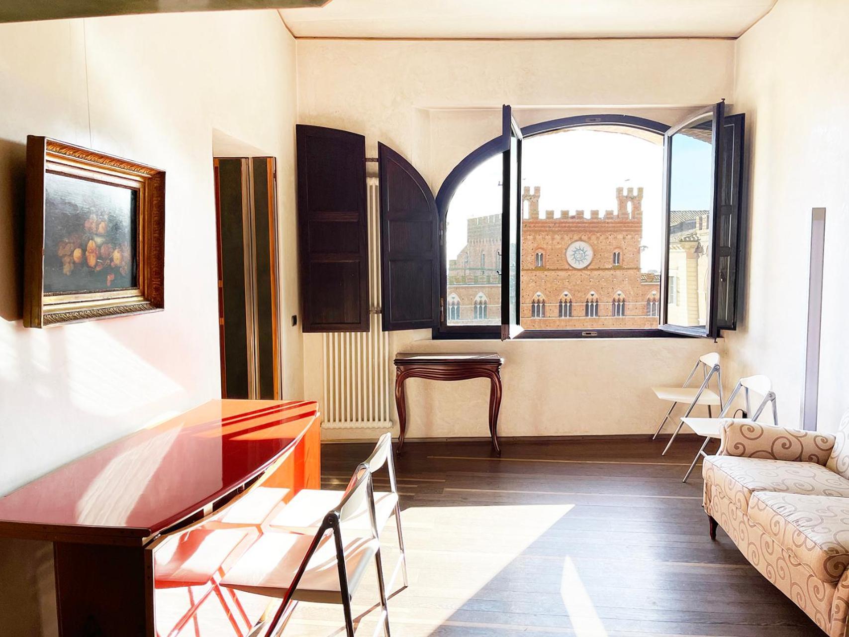 Il Campo 8: Piazza Del Campo Daire Siena Dış mekan fotoğraf